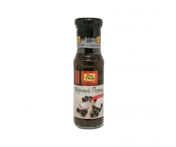 Соус для говядины REAL THAI «Черный перец»  150 г*12шт/уп