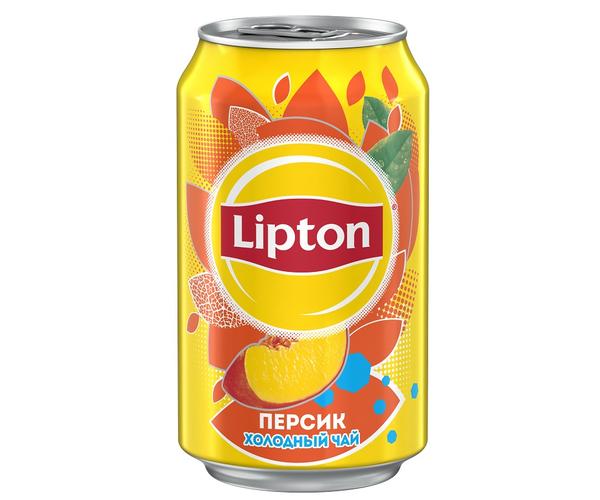 Чай Lipton Персик 0.33л ж/б