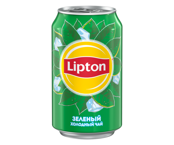 Чай зелёный Lipton 0.33л ж/б, упак (24шт)