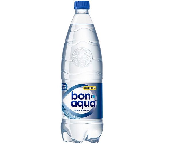 Вода Bon Aqua 1л с/г, упак (12шт)