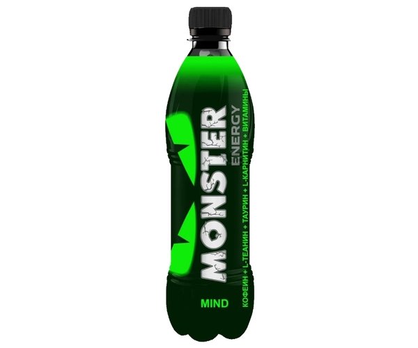 Monster 0,5л ПЭТ (12) Зеленый Mind энерго, упак (12 шт)
