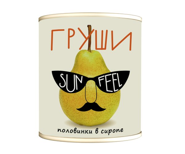 Груши половинки в сиропе 2650мл/6 SUNFEEL