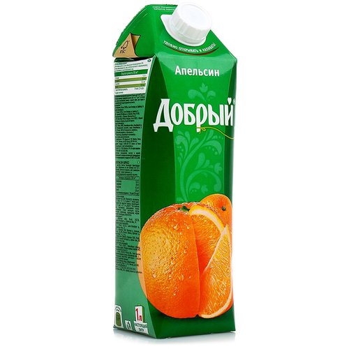 Сок Добрый Апельсин 1л, упак (12шт)