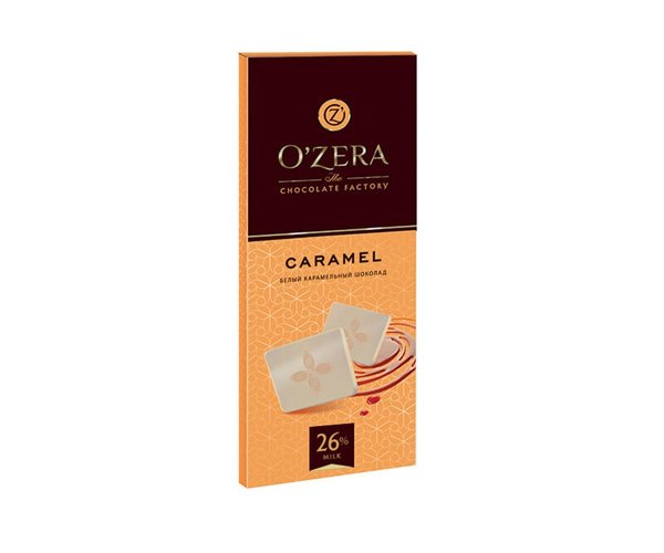 «OZera», шоколад белый карамельный Caramel, 90 г